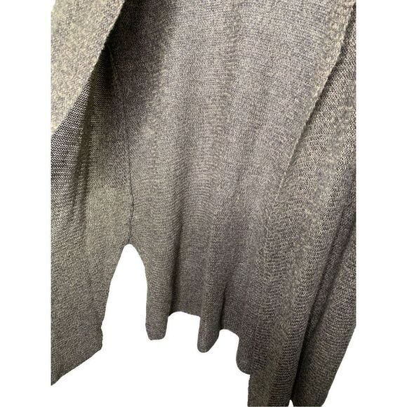 Eileen Fisher cardigan sweater long sleeve size large light gray - Picture 3 of 5
